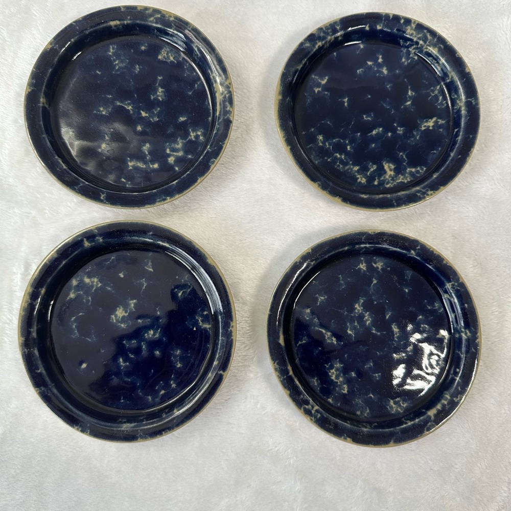 Bennington Potters Agate Blue Coasters - Picture 6 of 11
